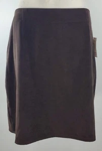 Vintage NWT JR Bentley Skirt - Size 16 - Brown - Zipper in Back - Slit in Back - Picture 1 of 14