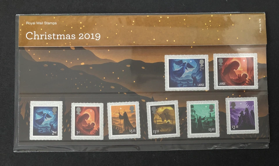 GB 2019 MNH Christmas Presentation Pack 578 Mint Stamps - Image 1 of 1