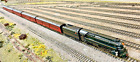 N Scale PRR Fleet of Modernism Passenger Train - DCC/Sound Loco and 5 Cars.