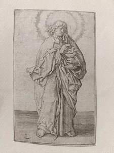 Original Lucas Van Leyden Old Master Print Engraving John the Evangelist c.1519 - Picture 1 of 3