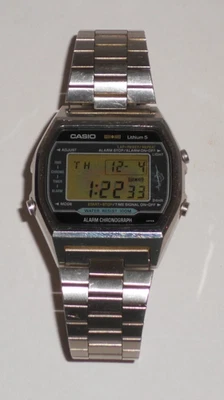 Excelente Reloj Digital Casio H101 Marlin Años 80 Para Hombre De Colección Acero Inoxidable 106 Foto 1 de 4