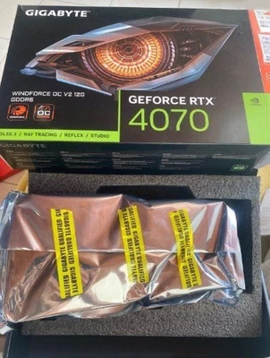 GIGABYTE GeForce RTX 4070 WINDFORCE OC 12GB GDDR6X Graphics Card - Image 1 of 3