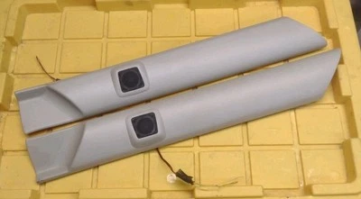 Pair 1999 2000 2001 2002 2003 2004 Land Rover Discovery Right Left A PILLAR Tan Foto 1 de 4