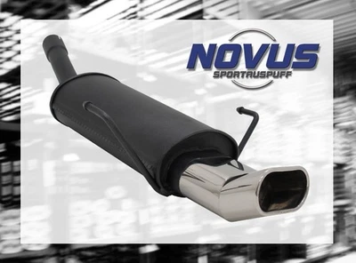 NOVUS Sportauspuff Gruppe N ESD 135 x 75mm Renn-Look für Opel Astra H - Bild 1 von 2