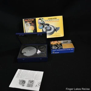 Meade Readview Portable Compound Microscope and 25 Prepared Slides - Picture 1 of 3