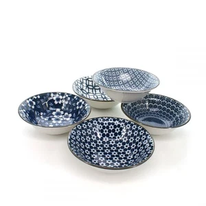 4685, Set of 5 Japanese Porcelain Bowl Set Gift Set,Traditional Japanese Insp... - Picture 1 of 9