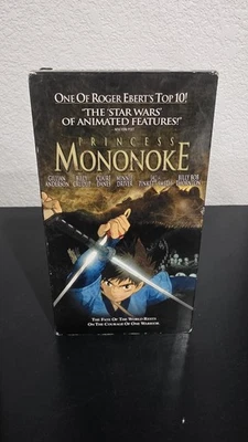 Princess Mononoke VHS Studio Ghibli Anime Movie Vintage Tested Foto 1 de 4