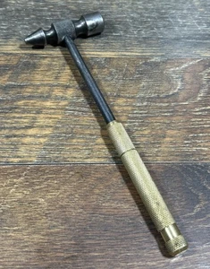 Combined Hammer And Screwdriver Vintage Brass Handle 7.6 oz - Picture 1 of 3