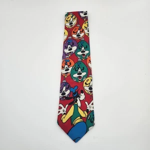 Vintage Disney Goofy Christmas Lights Tie – Mickey Unlimited Holiday Necktie - Picture 1 of 11