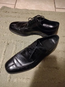 ZAPATOS NEGROS VINTAGE COLE HAAN CON CORDONES TALLA 9 - Imagen 1 de 9