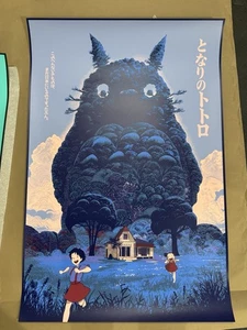 My Neighbor Totoro Print Poster Variant /125 Bottleneck Raid71 - BNG Mondo - Picture 1 of 6