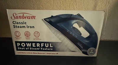 Plancha de vapor Sunbeam Classic azul nuevo modelo 32610077 Foto 1 de 4