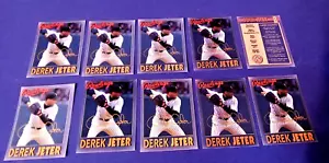 10 CARTE DA BASEBALL RAWLINGS 1998 derek jeter NRMT OR BETTER - Foto 1 di 4