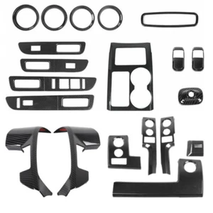 20pcs Full Interior Decor Trim Kit Cover For Ford F150 Raptor 09-14 Carbon Fiber - Picture 1 of 9