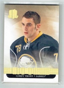 11-12 UD The Cup  Corey Tropp  1/25  First Card  Gold Spectrum  Rookie