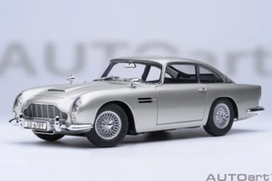 Aston Martin DB5 RHD plata Goldfinger coche modelo 1:18 tipo coche - Imagen 1 de 12