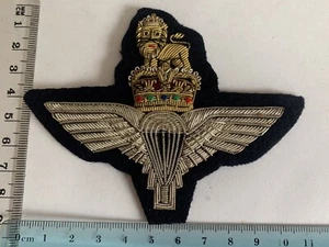 Fallschirmjäger Regiment Edelmetall Draht gesticktes Abzeichen - Bild 1 von 1