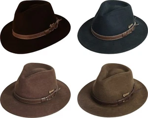 Wollhut Westernhut Cowboyhut Country Hut Outdoor Scippis »Norton« - Imagen 1 de 3