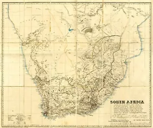 1857 Karte von Südafrika - Bild 1 von 4