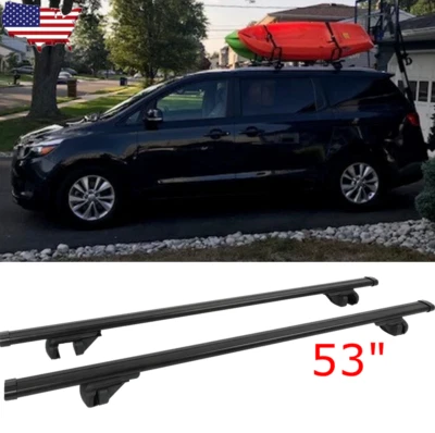 For Kia Sedona 2002-2021 53" Car Top Roof Rack Cross Bar Luggage Cargo Carrier Foto 1 de 4