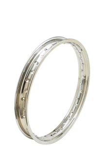 STAHLFELGE CHROM ITALCERCHIO 1,85 x 21 LOCH 36 WHEEL RIM CHROME STEEL - Bild 1 von 5