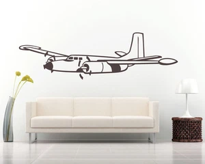 Airliner Airplane Vinyl Wall Decal Sticker Removable Graphic Child Room Bedroom - Bild 1 von 2