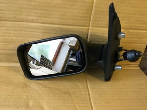 FITS FIAT PUNTO 5 DOOR 1993-1999 PASSENGER SIDE DOOR MIRROR CABLE BLACK - Picture 1 of 3