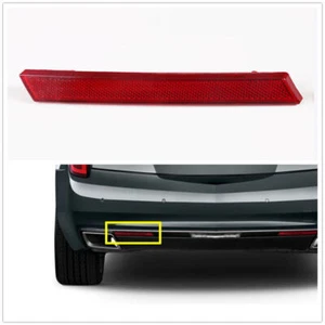 Left Driver Side Rear Bumper Red Reflector Trim For Cadillac XTS 2013-2017 2014 - Picture 1 of 4