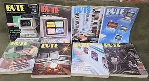 8 Vintage Byte Magazines 1983 Vintage Computing Apple ll Lotus Great Condition! - Picture 1 of 14