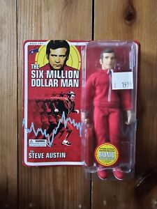 Steve Austin The Six Million Dollar Man Action Figure 8” Bif Bang Pow 2012 New