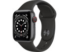 Apple Watch Series 6, GPS+CELL, 40 mm, Caja de aluminio en gris espacial