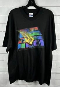 Vintage Intel Inside Pentium Processor Computer Chip T-Shirt Size XL Black 1990s - Bild 1 von 6