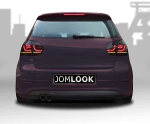 Original JOM URBAN LED Rückleuchten Schwarz Smoke SET für VW Golf 5 V MK5 Limo - Bild 1 von 6