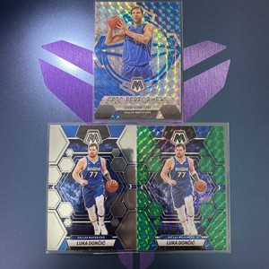 2022-23 Panini Mosaic Dirk Epic Performer #12 Luka Doncic ,Base ,Green Mosaic#1