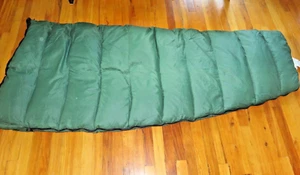 Vintage Sportline Daunengrün Schlafsack 76"" x 34"" mit Tragetasche - Bild 1 von 14