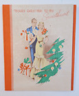 Merry Christmas To My Sweetheart Gibson Vintage Greeting Card 15 X 2636 Smooth