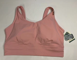 Duluth Trading Armachillo Cooling Longline Bra Size 1X Medium Impact Pink NWT - Picture 1 of 12