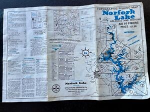 Vintage1975 Norfork Lake, Ark/Mo. Lake Topographic maps