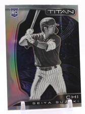 2022 Panini Chronicles Titan Prizm Holo Seiya Suzuki RC - Chicago Cubs