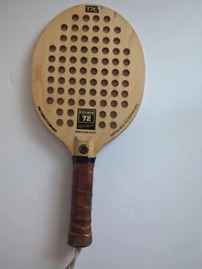 Vintage The Paddle Company Holzpaddel Tennisschläger Dick Pitcher 72 Löcher - Bild 1 von 12