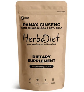 Ginkgo Biloba & Korean Ginseng with Gotu Kola Powder Circulation - Picture 1 of 3