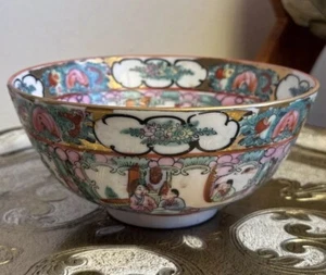 Antique VINTAGE CHINESE JAPAN PORCELAIN BOWL - Picture 1 of 9