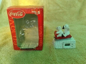 Coca-Cola Mini Uhr Serie Eisbär Cola Bären. Verkauft wie besehen!!  Benötigt Batterie - Bild 1 von 6