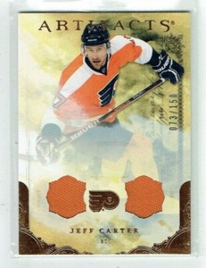 10-11 UD Upper Deck Artifacts  Jeff Carter  /150  Dual Jerseys