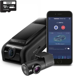 Thinkware U1000 Plus Dash Cam 64GB 4K UHD Front&Rear Built-in Wifi & GPS BStock - Picture 1 of 5