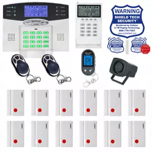 DIY Wireless Home Security System LCD Burglar House Alarm Smart Voice Prompt GC - Picture 1 of 12