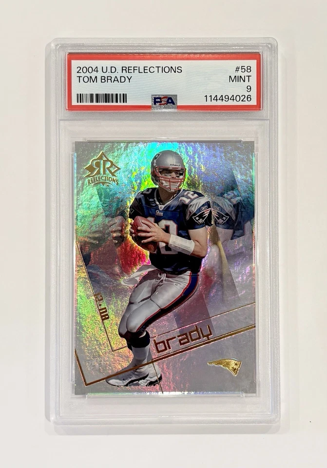 2004 Upper Deck Reflections Tom Brady #58 PSA 9 Mint New England Patriots - Image 1 of 1