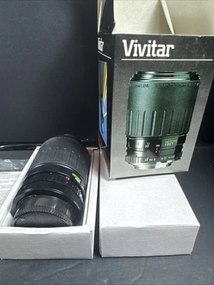 Vivitar 70-210mm f4.5-5.6 Canon FD Full Frame Manual Focus Zoom Lens Canon AE-1P - Image 1 of 4