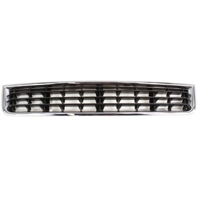 for 2002 2003 2004 2005 Audi A4 Front Bumper Grille Center Black W/ Chrome Frame - Image 1 of 2