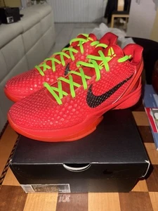 Men’s Size 7 Nike Zoom Kobe 6 Protro Low Reverse Grinch FV4921-600 Brand New - Picture 1 of 6